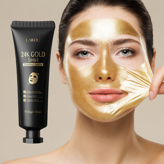 Masque Arrachable Or et Escargot | Gold Snail Peel-Off Mask