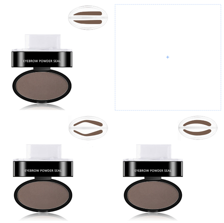 Poudre à Sourcils avec Tampon | Eyebrow Stamp Powder Kit