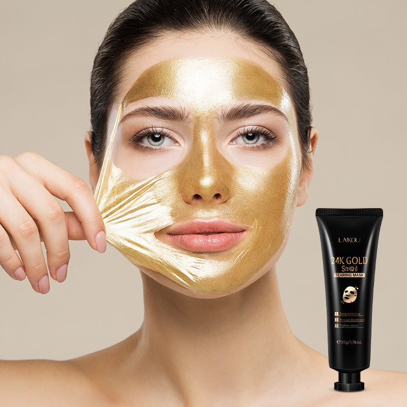 Masque Arrachable Or et Escargot | Gold Snail Peel-Off Mask