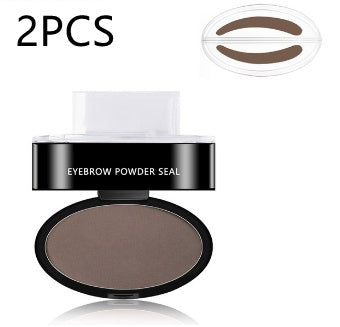 Poudre à Sourcils avec Tampon | Eyebrow Stamp Powder Kit