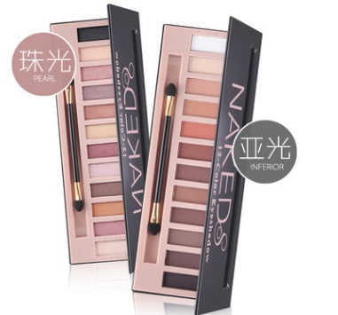 Palette de Fard à Paupières 12 Couleurs YANQINA / YANQINA 12 Colors Eyeshadow Palette