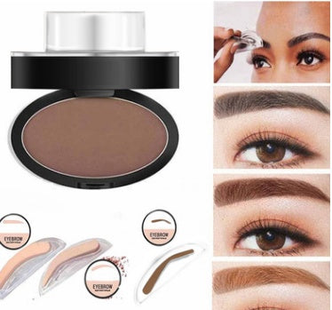 Poudre à Sourcils avec Tampon | Eyebrow Stamp Powder Kit