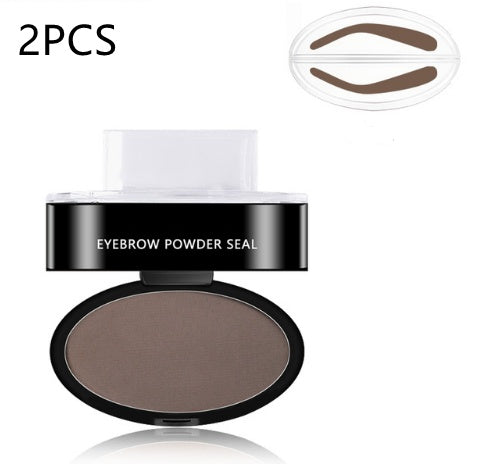 Poudre à Sourcils avec Tampon | Eyebrow Stamp Powder Kit