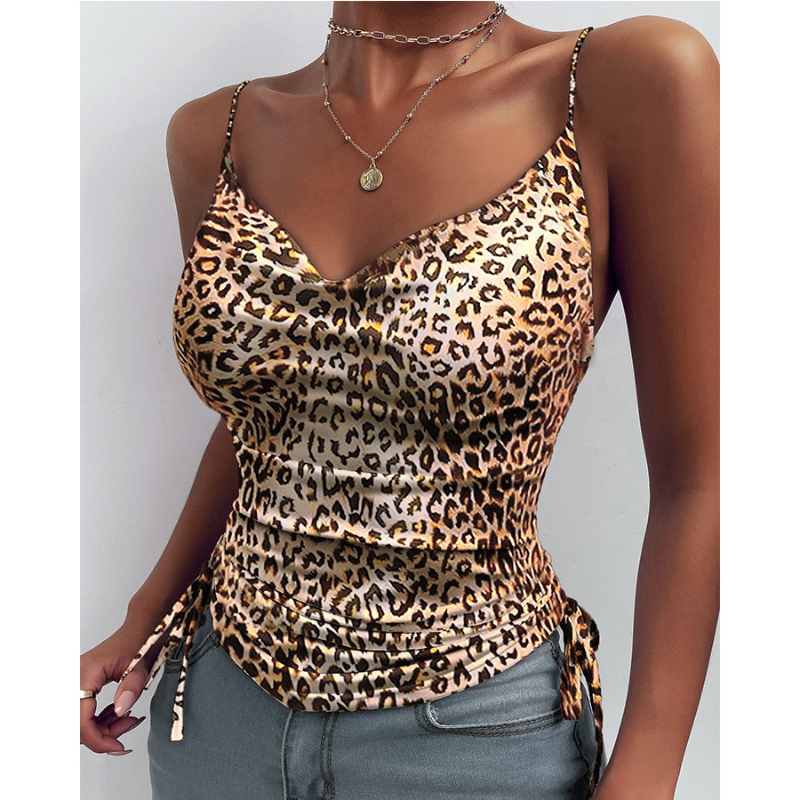 Débardeur à Bretelles Col V Femme | Women's V-Neck Camisole Top