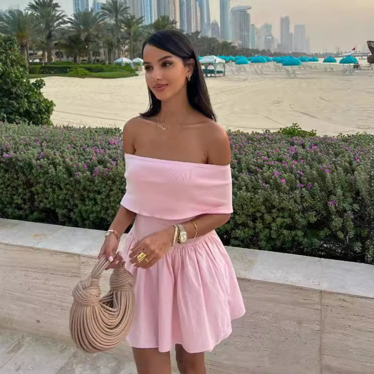 Robe Princesse à Volants Taille Haute | High Waist Ruffle Princess Dress