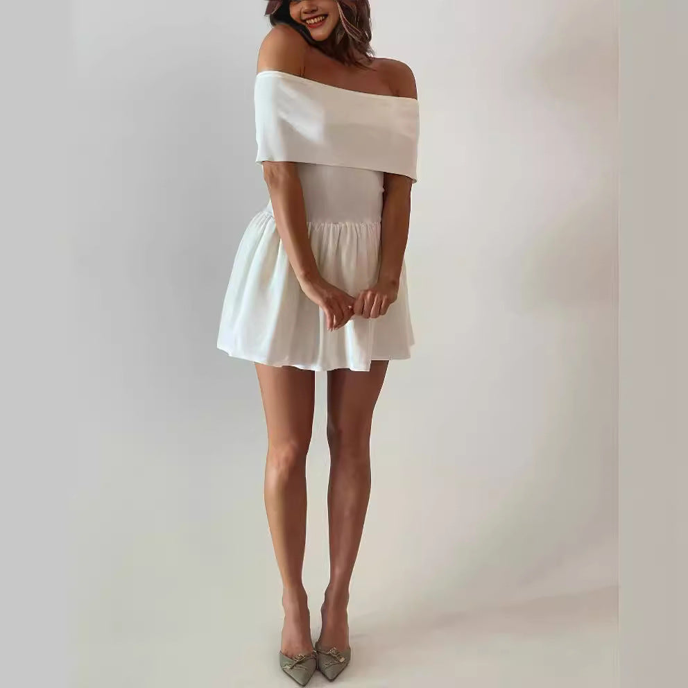 Robe Princesse à Volants Taille Haute | High Waist Ruffle Princess Dress